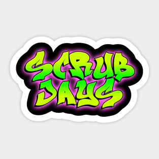 Cabin Series - Scrub Jays Sticker